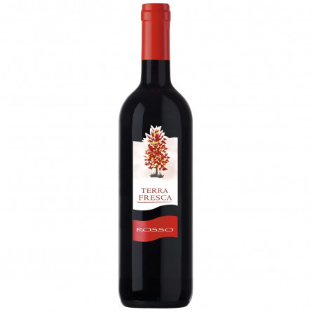 Вино Terra Fresca Vino Rosso червоне напівсухе 10.5% 0,75л
