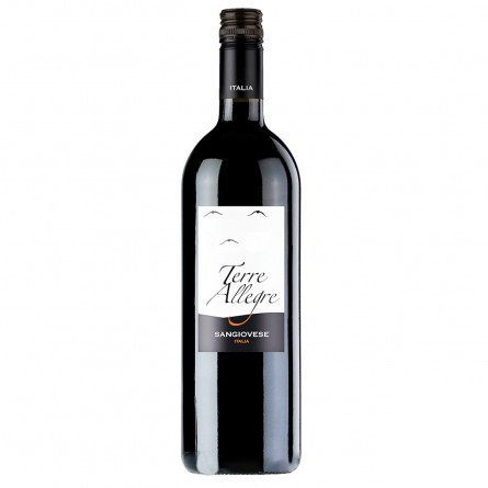 Вино Terre Allegre Sangiovese червоне сухе 12% 0.75л