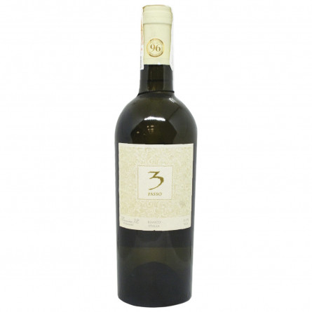 Вино 3 Passo Bianco белое полусухое 13,5% 0,75л slide 1