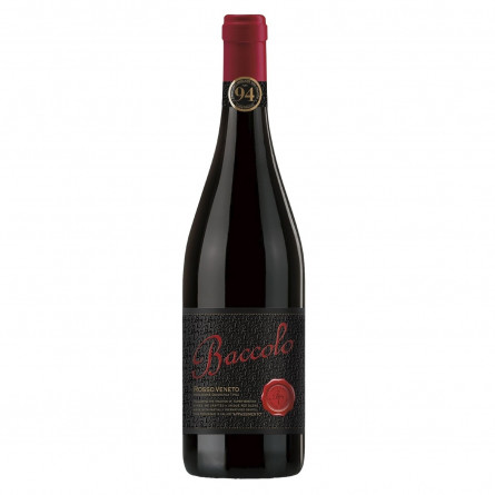 Вино Baccolo Rosso Veneto IGT червоне напівсухе 13,5% 0,75л