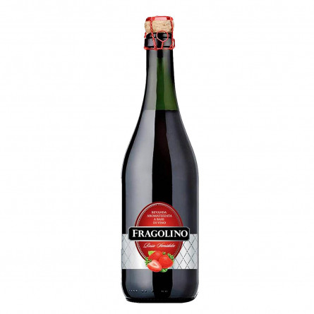 Напій на основі вина Fragolino Rosso червоне солодке напівігристе 7,5% 0,75л