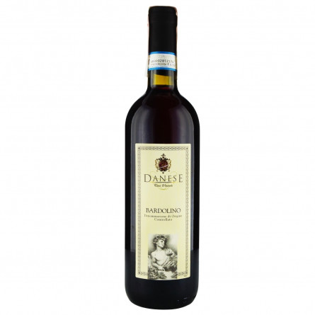Вино Danese Bardolino DOC червоне сухе 11,5% 0,75л