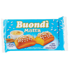 Бісквіт Buondi Motta 6шт*33г mini slide 1