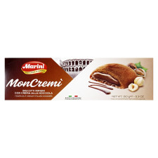 Печиво Marini Moncremi з фундуковим кремом 150г mini slide 1