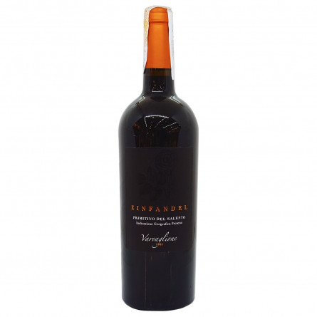 Вино Varvaglione Zinfandel Primitivo del Salento IGP червоне напівсолодке 14% 0,75л