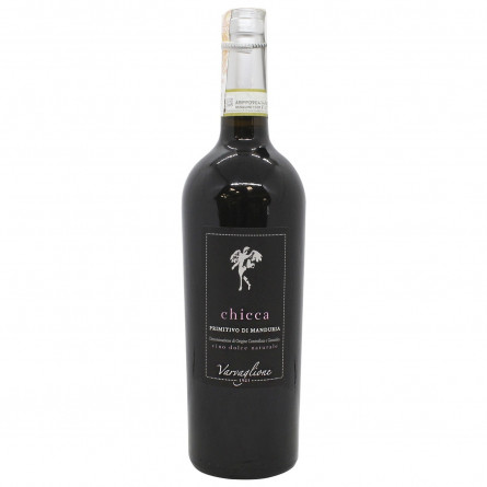 Вино Chicca Primivito di Manduria Dolce Naturale DOCG красное сладкое 15% 0,75л slide 1