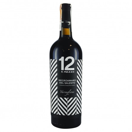 Вино 12 E Mezzo Fashion Edition Negroamaro del Salento IGP червоне напівсухе 12,5% 0,75л