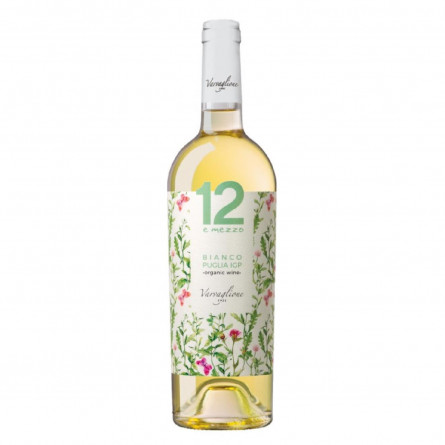 Вино 12 E Mezzo Biologico Bianco Puglia IGP белое полусухое 12,5% 0,75л slide 1