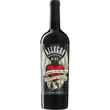 Вино Mare Magnum Primitivo Allegro Organic красное сухое 14% 0,75л mini slide 1