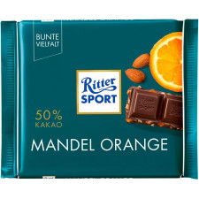 Шоколад Ritter Sport темний мигдальний горіх і апельсин 100г mini slide 1