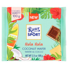 Шоколад молочний Ritter Sport з кокосовою начинкою 100г mini slide 1
