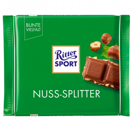 Шоколад Ritter Sport молочний з лісовим горіхом 100г