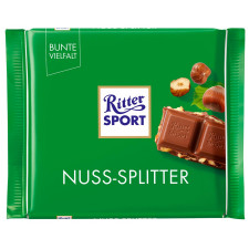 Шоколад Ritter Sport молочний з лісовим горіхом 100г mini slide 1