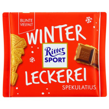 Шоколад Ritter Sport молочний з начинкою імбирного печива та какао-крем 100г mini slide 1