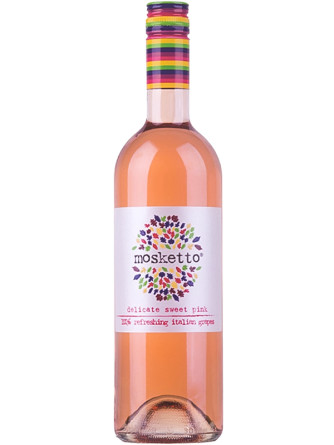 Вино Mosketto Rosato розовое полусладкое 5.5% 0.75л