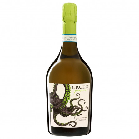 Вино ігристе Mare Magnum Crudo Prosecco Organic біле екстрасухе 11.5% 0.75л slide 1