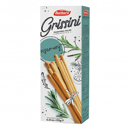 Хлебные палочки Barbero Гриссини с розмарином 125г