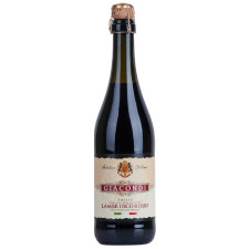 Вино ігристе Giacondi Frizzante Lambrusco Rosso Amabile Emilia червоне напівсухе 7,5% 0,75л mini slide 1
