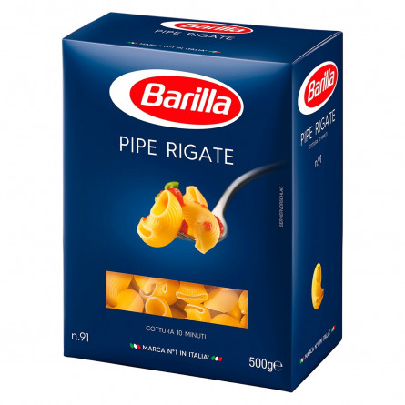 Макаронні вироби Barilla Pipe Rigate N91 500г