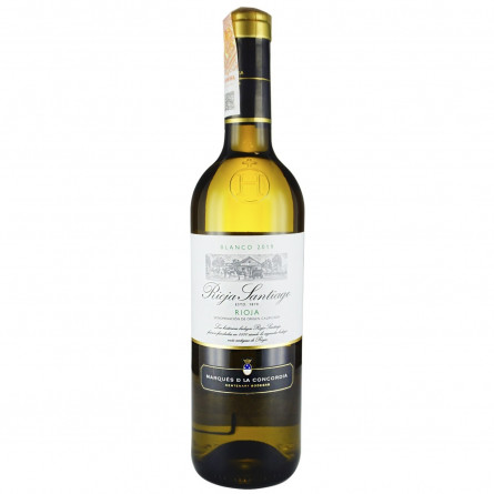 Вино Rioja Santiago Blanco Rioja біле напівсолодке 12,5% 0,75л