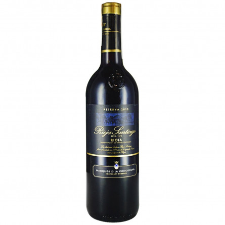 Вино Rioja Santiago Reserva Rioja червоне сухе 13,5% 0,75л