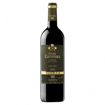 Вино Torres Gran Coronas червоне сухе 14% 0,75л