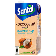 Напій кокосовий Santal ультрапастеризований без цукру 1,7% 1л mini slide 1