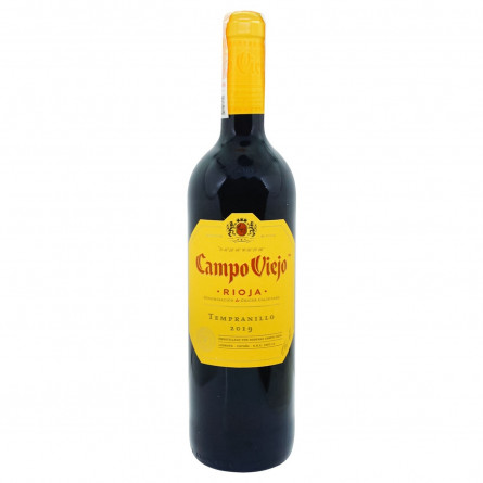 Вино Campo Viejo Rioja Tempranillo красное сухое 10,5-15% 0,75л