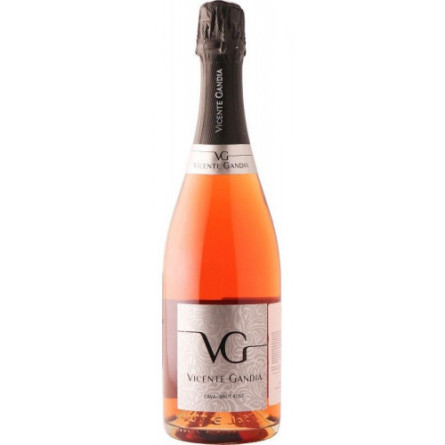 Вино ігристе Vicente Gandia Cava Брют рожеве 12% 0.75л slide 1