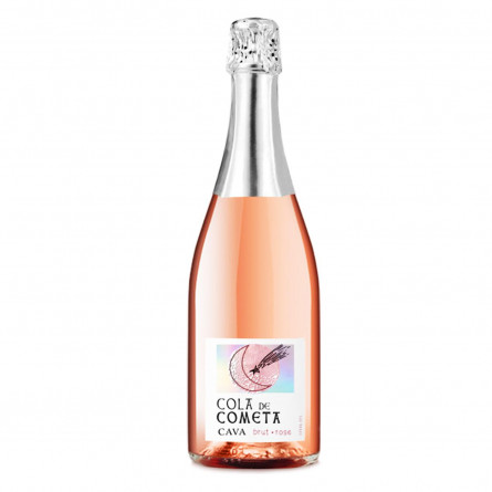 Вино игристое Cola de Cometa Cava розовое брют 11,5% 0,75л