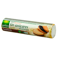 Печиво Gullon Diet Nature з шоколадом без цукру 250г mini slide 1