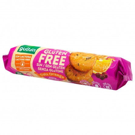 Печенье Gullon овсяное с апельсином и изюмом без глютена 180г slide 1