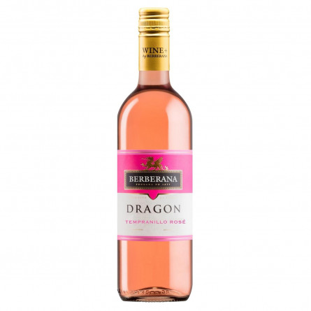 Вино Berberana Dragon Tempranillo Rose рожеве сухе 12% 0,75л