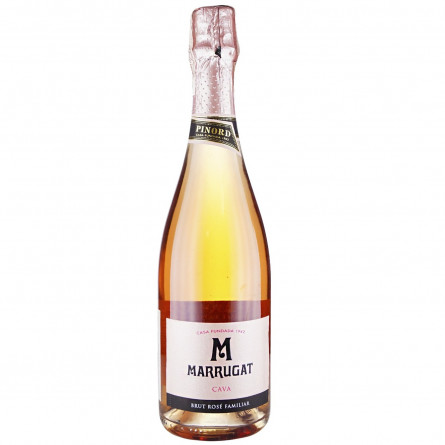 Вино игристое Marrugat Brut Rose розовое сухое 11,5% 0,75л