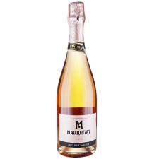 Вино игристое Marrugat Brut Rose розовое сухое 11,5% 0,75л mini slide 1