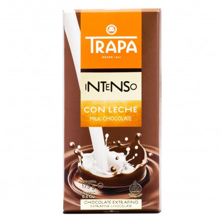 Шоколад молочний Trapa Intenso 175г