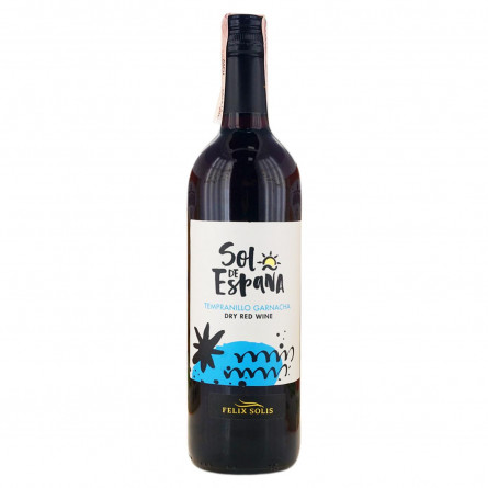 Вино Sol de Espana сухе червоне 0.75л