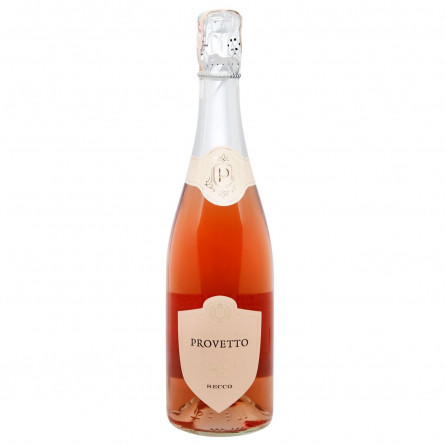 Вино игристое Provetto розовое сухое 10,5% 0,75л