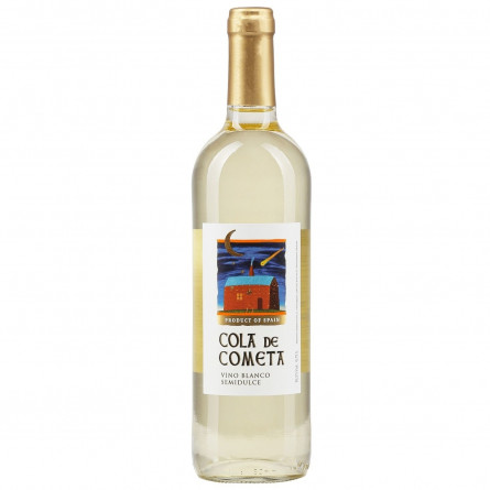 Вино Cola de Cometa белое полусладкое 10,5% 0,75л