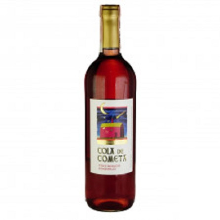 Вино Cola de Cometa рожеве напівсолодке 10,5% 0,75л