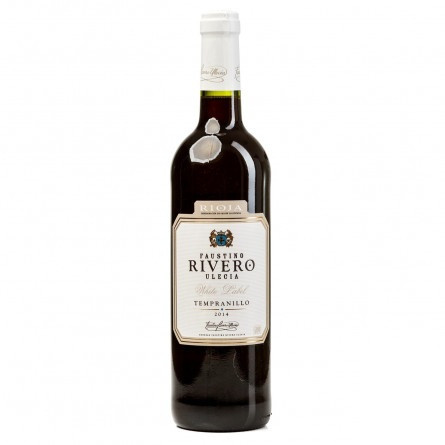 Вино Faustino Rivero Ulecia White Label Tempranillo Rioja красное сухое 12,5% 0,75л