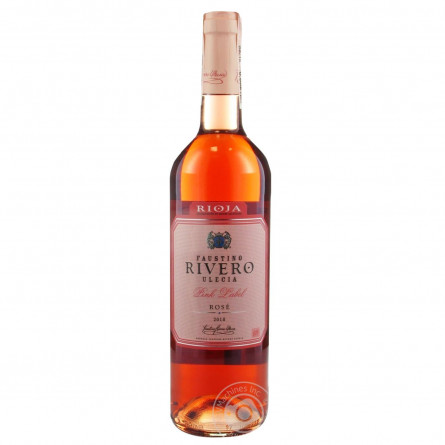 Вино Faustino Rivero Ulecia Pink Label Rose Rioja розовое сухое 13% 0,75л