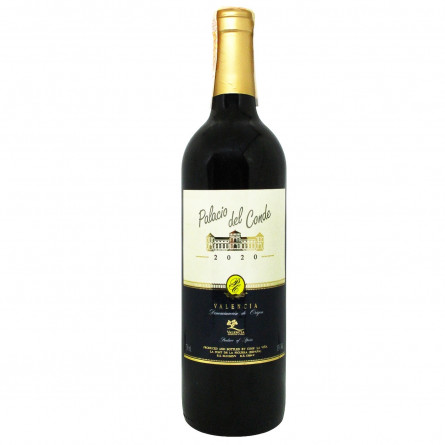 Вино Palacio del Conde Valencia красное сухое 13% 0,75л slide 1