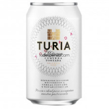 Пиво Turia напівтемне 5,4% 0,33л