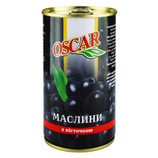 Маслини Oscar з кісточкою 350г mini slide 1
