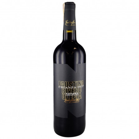 Вино Faustino Rivero Ulecia Crianza Navarra красное сухое 14% 0,75л slide 1