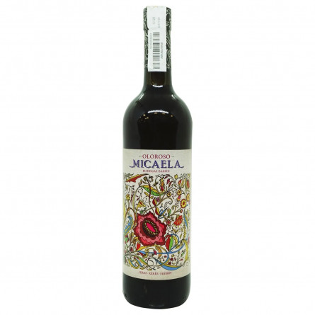 Вино Micaela Oloroso червоне напівсухе кріплене 17,5% 0,75л