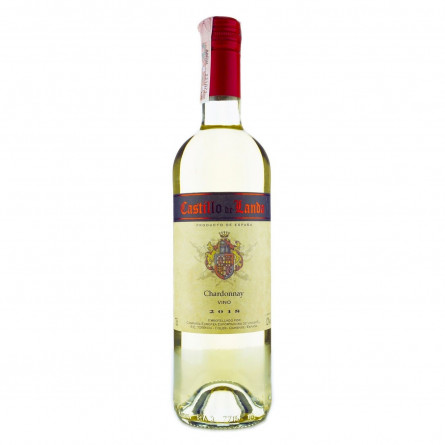 Вино Castillo de landa Chardonnay белое сухое 12% 0,75л