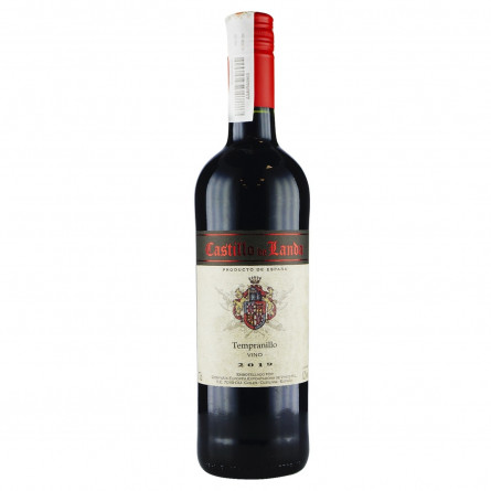 Вино Castillo de landa Temranillo красное сухое 12% 0,75л