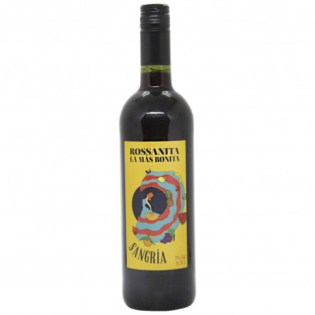 Вино Rossanita Sangria червоне напівсолодке 7% 0,75л slide 1